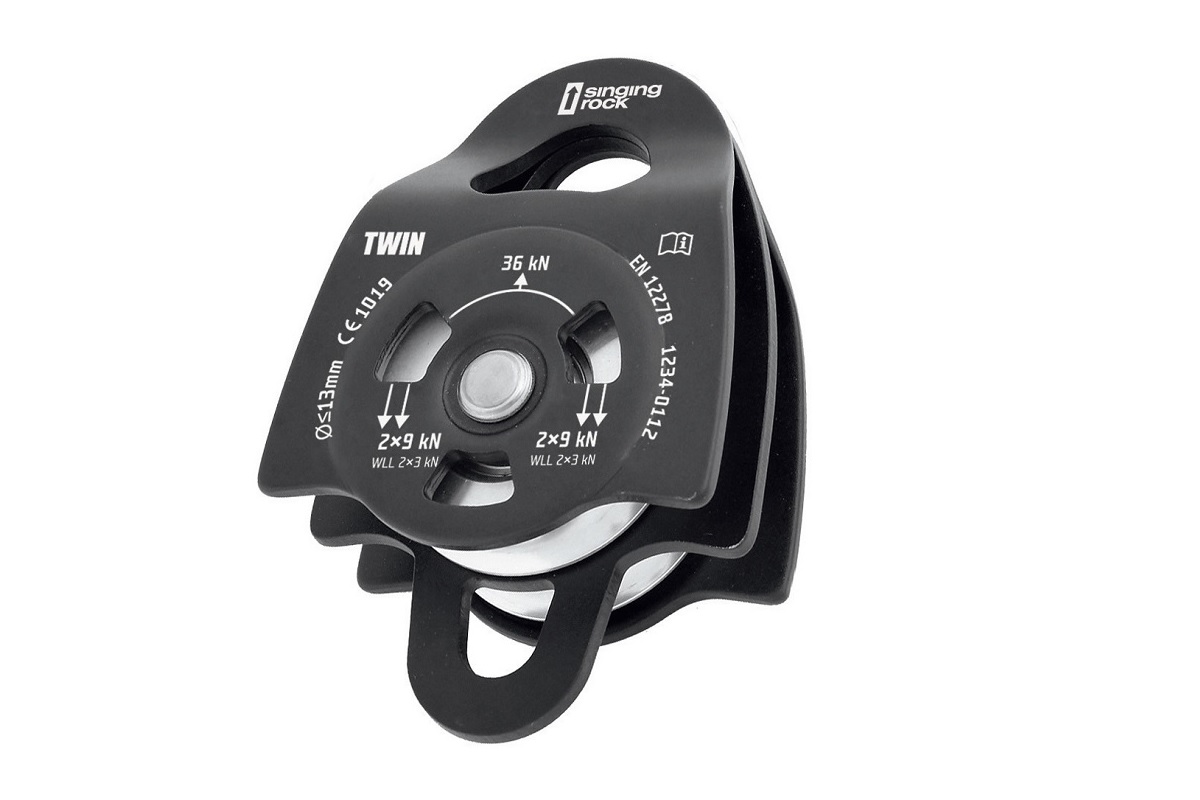 singing-rock-bloczek-pulley-twin-czarny-lewy-opis